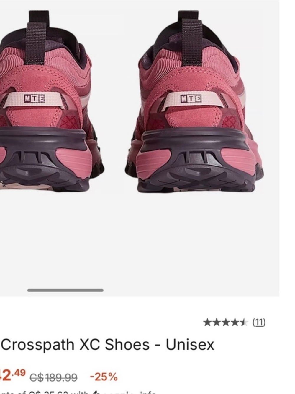 NEVER WORN Vans Women's Trail Sneaker in Pink & Burgundy - Picture 4 of 6